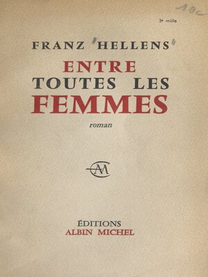 cover image of Entre toutes les femmes